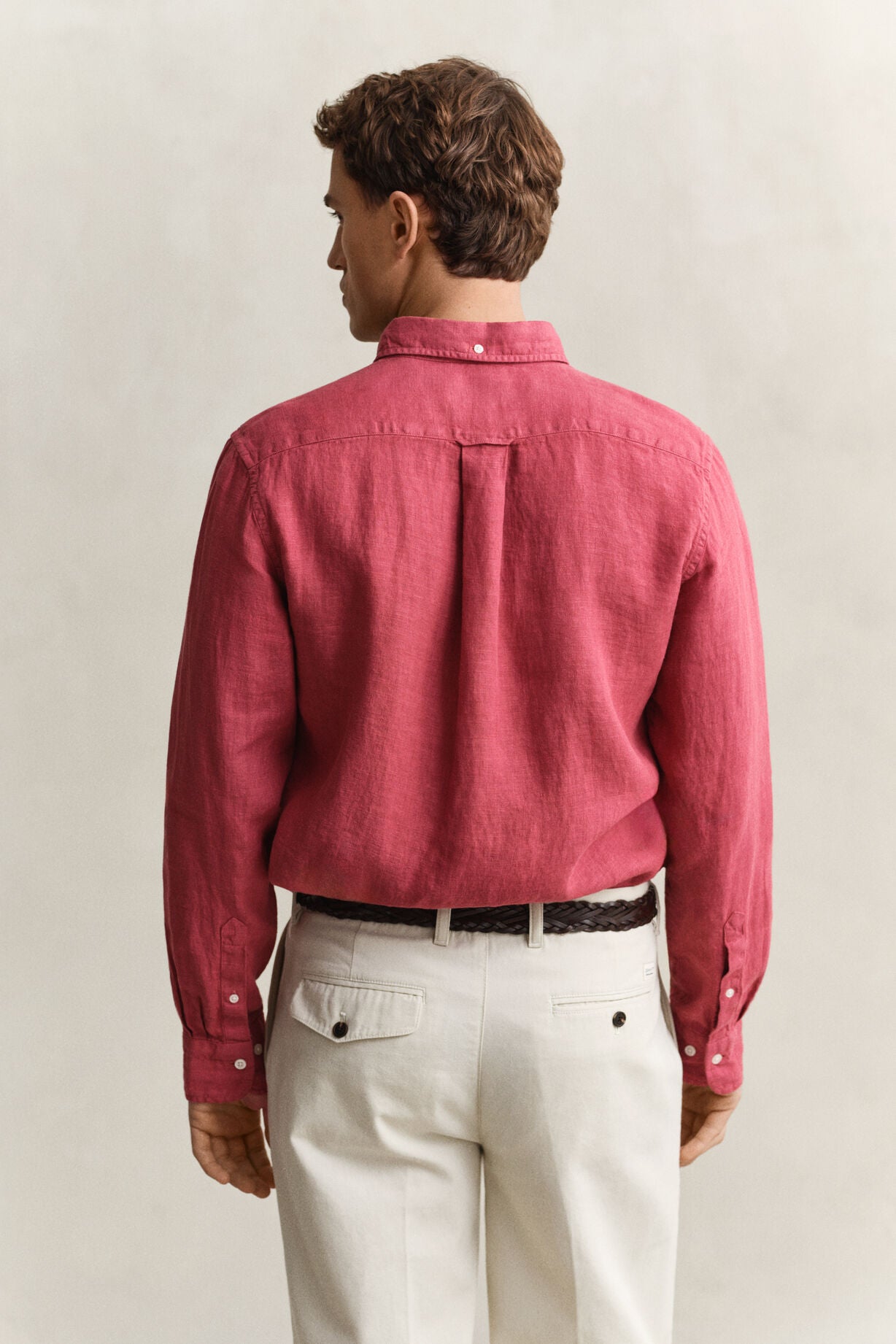 Regular Gmnt Dyed Linen Shirt