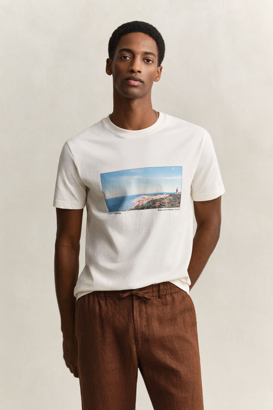 Scenery Graphic Short Sleeve T-Shirt