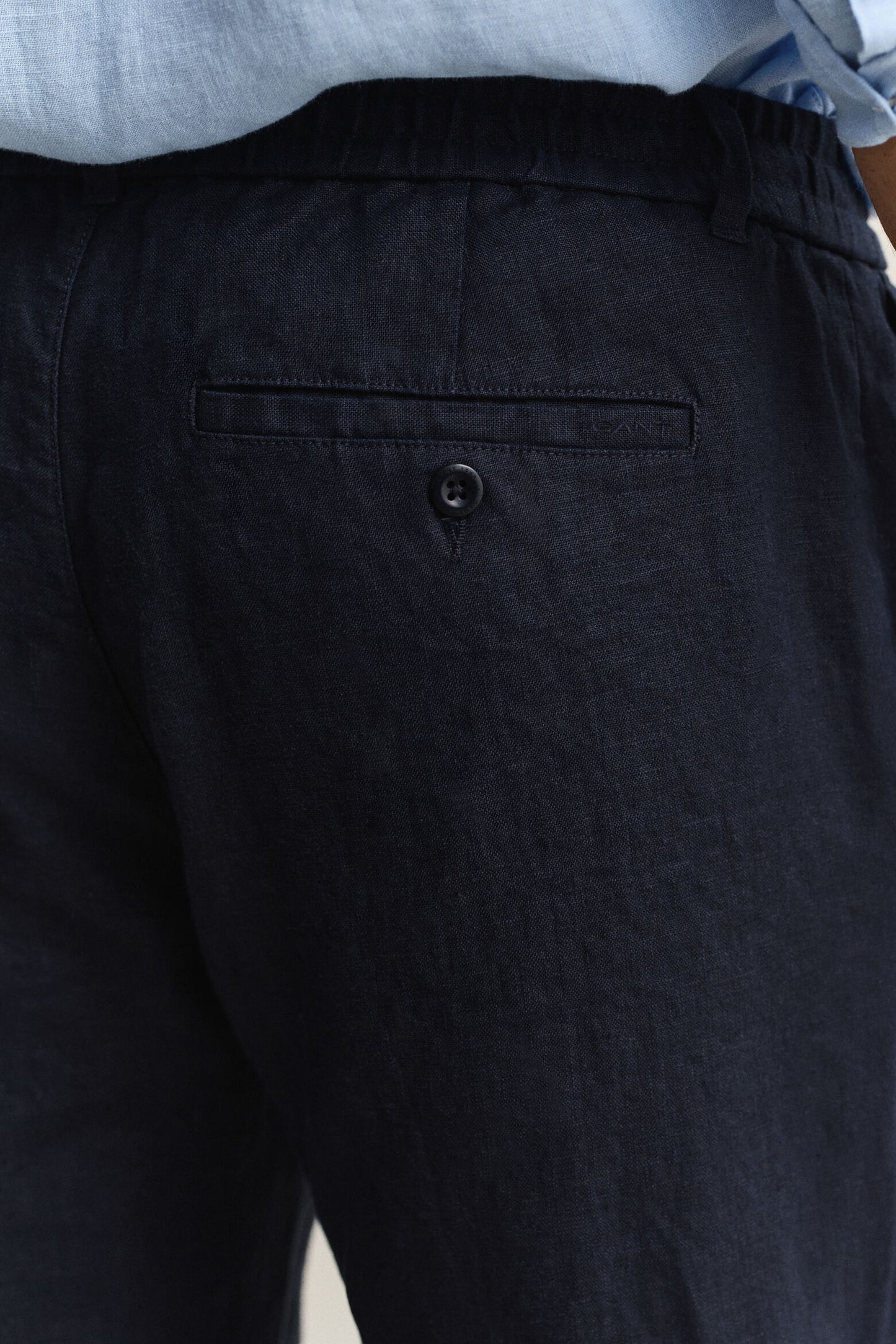 Regular Fit Linen Drawstring Pants