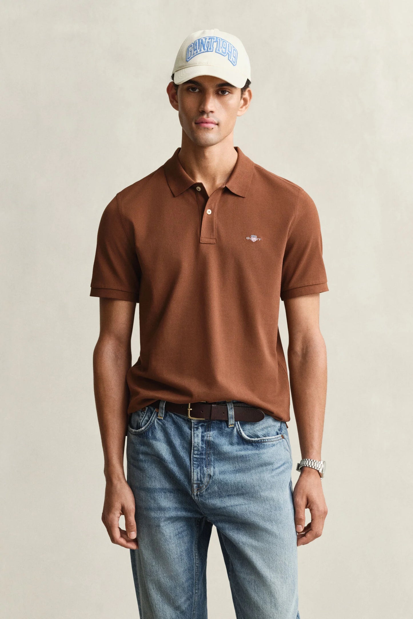 Regular Shield Pique Polo Shirt