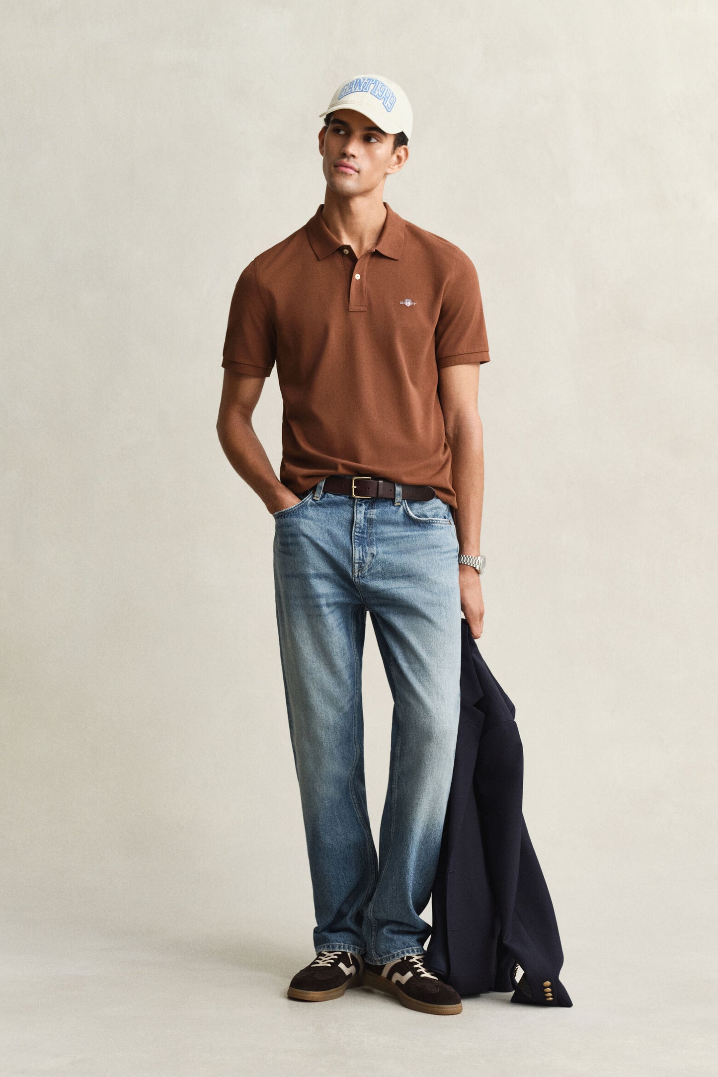 Regular Shield Pique Polo Shirt