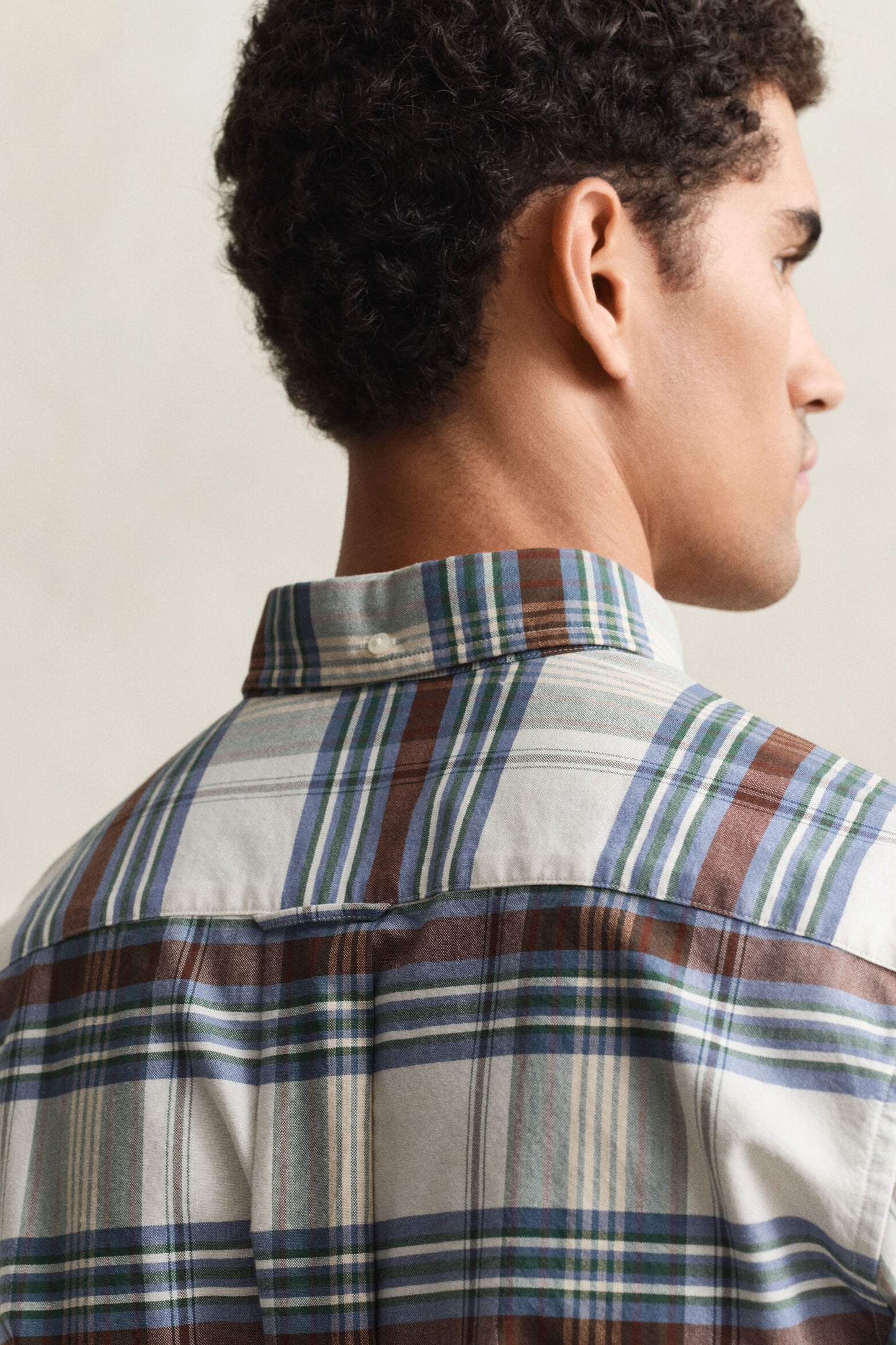 Regular Poplin Fil A Fil Stripe Shirt