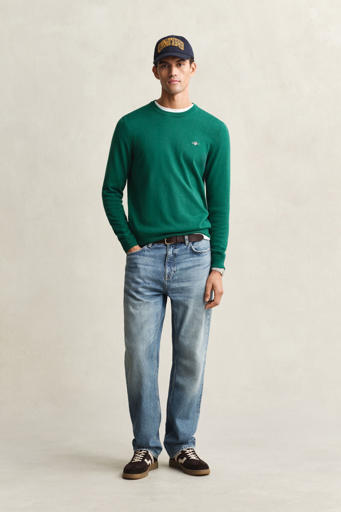 Classic Cotton Crewneck Sweater
