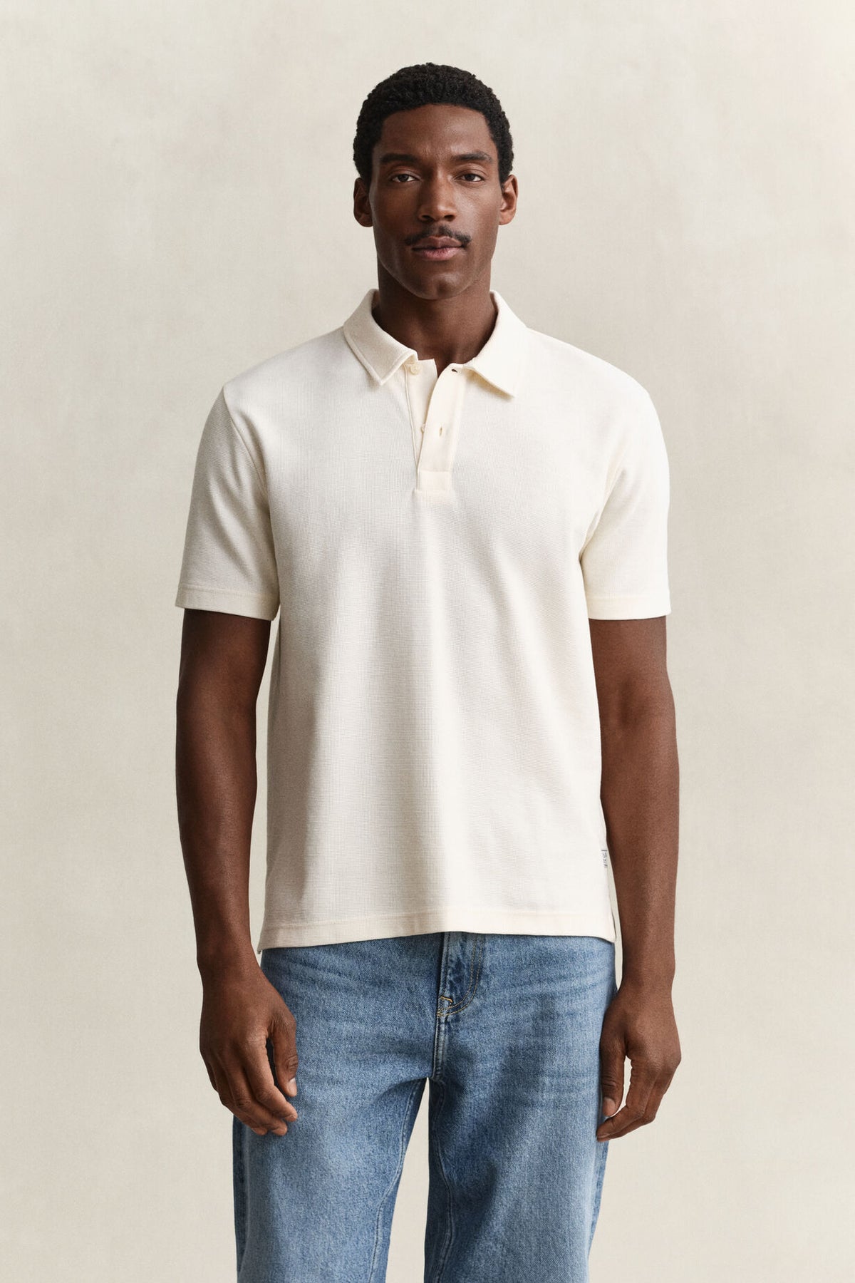 Micro Texture Short sleeve Polo