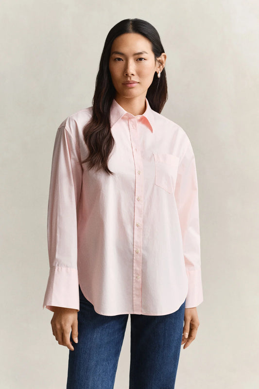 Gant  Relaxed Fit Classic Poplin Wide Sleeve Shirt