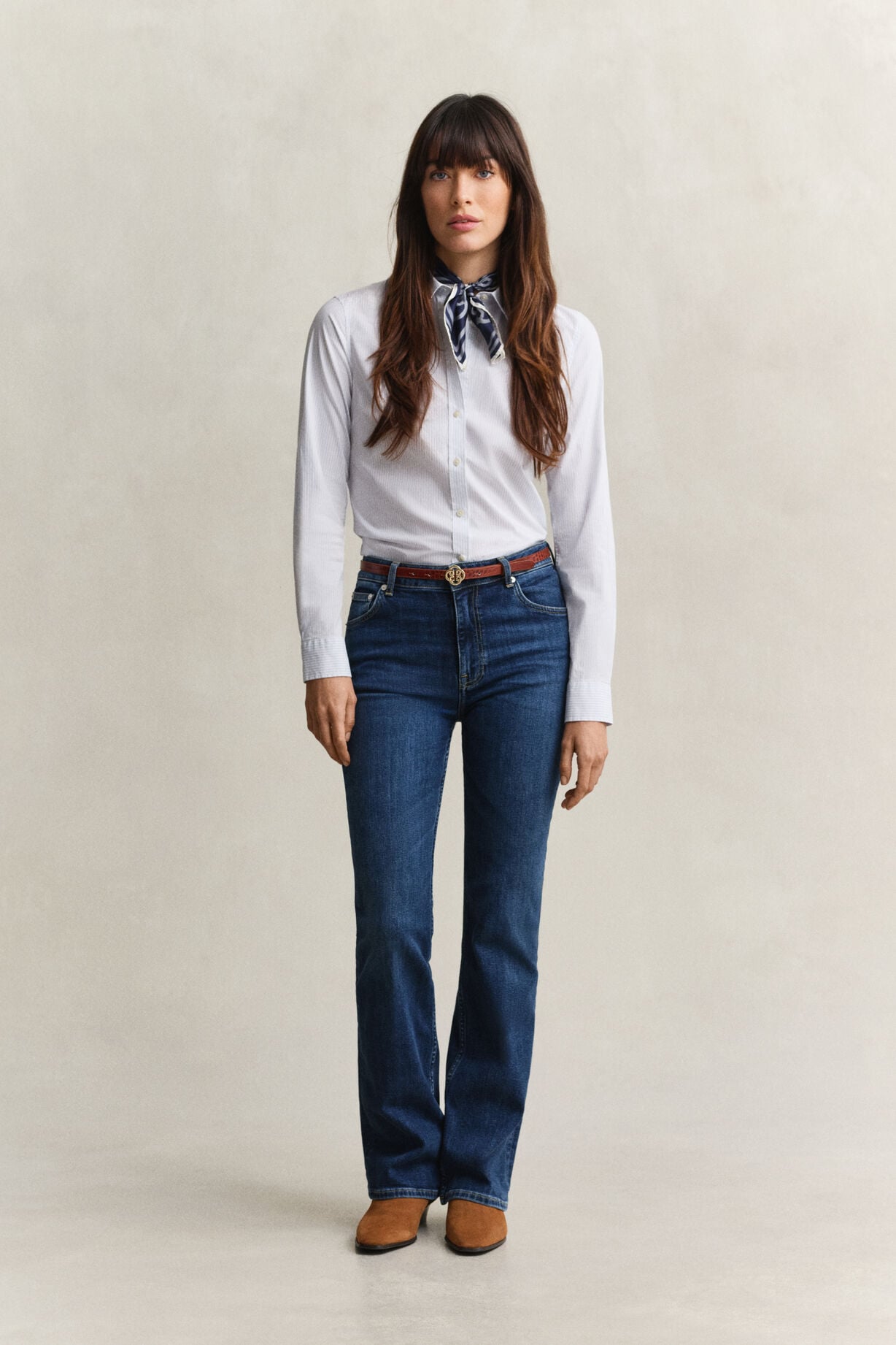 Slim Flare Stretch Jeans