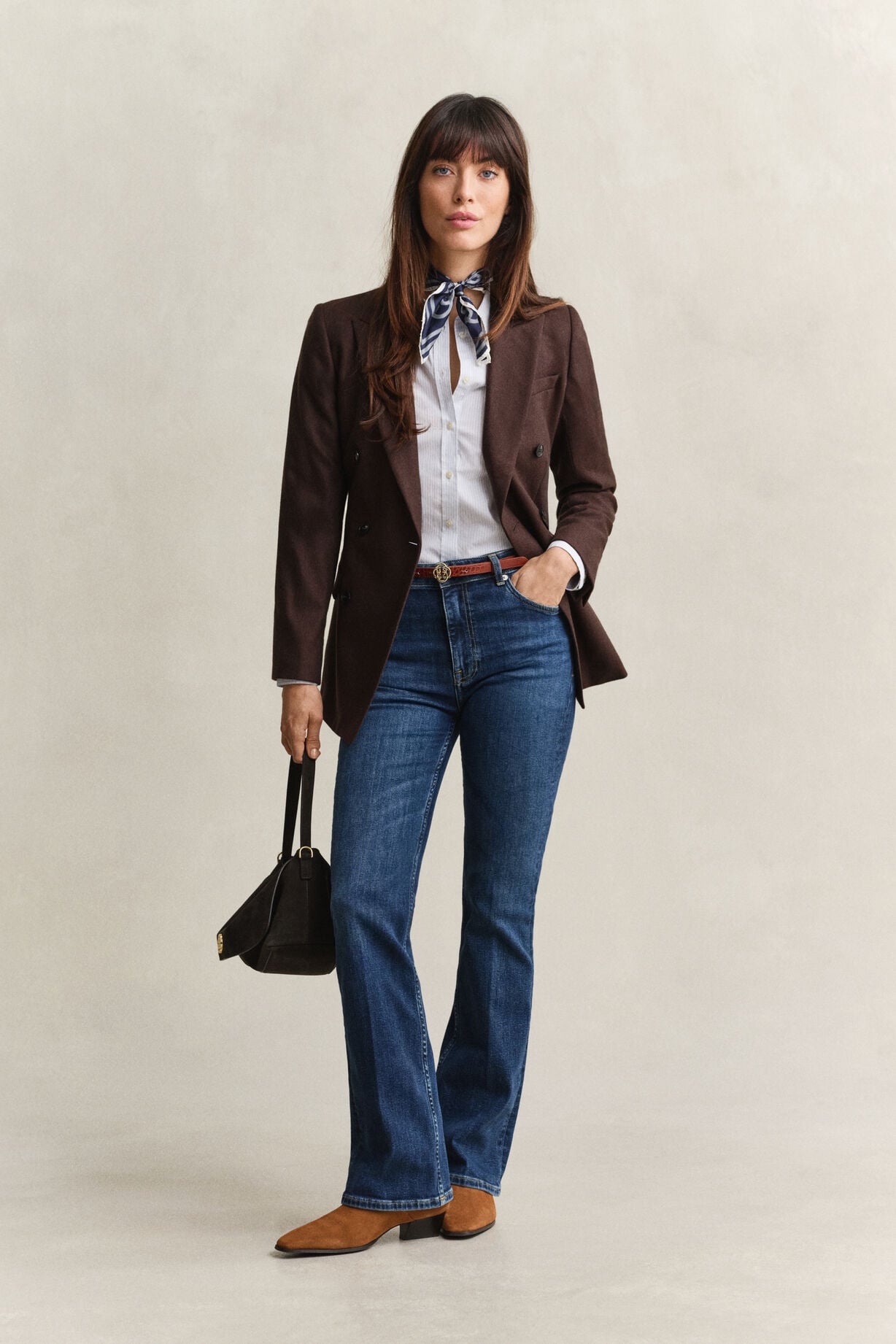 Slim Flare Stretch Jeans