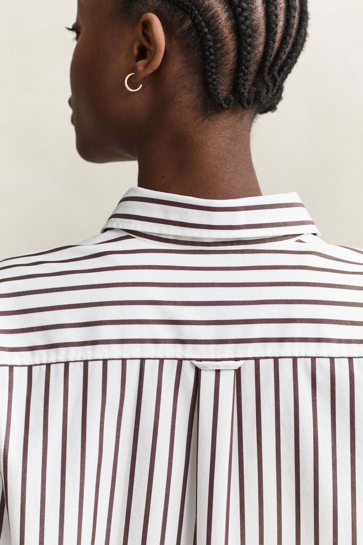 Relaxed Classic Poplin Striped Shirt