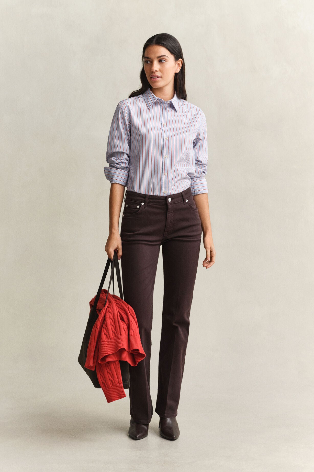 Regular Classic Poplin Stripe Shirt