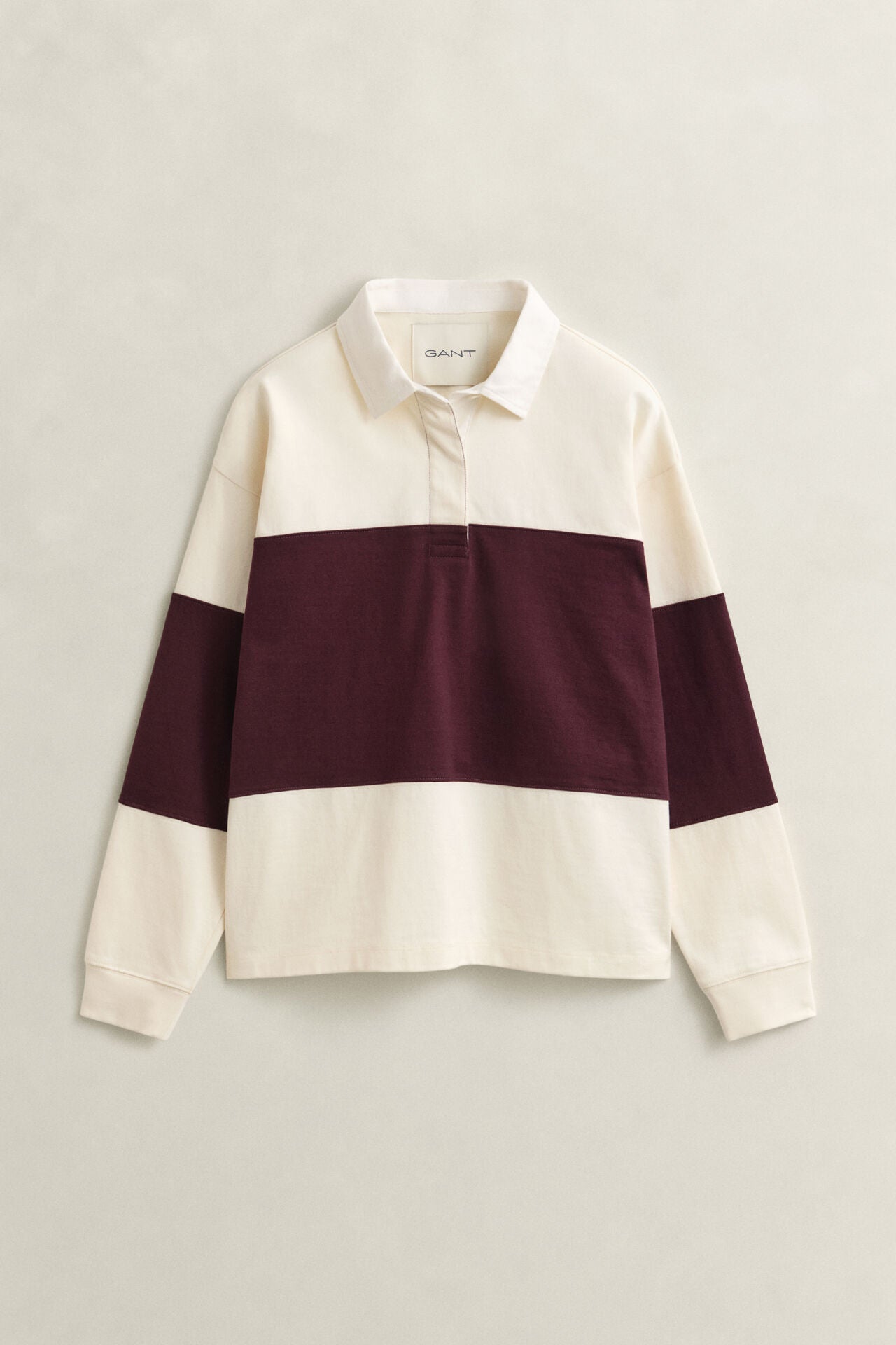 Color Block Heavy Rugger Polo Shirt