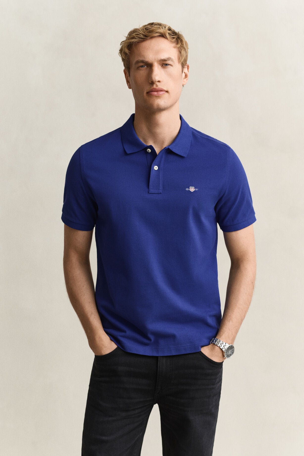 Regular Shield Short sleeve Pique Polo