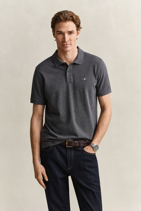 Regular Shield Short sleeve Pique Polo