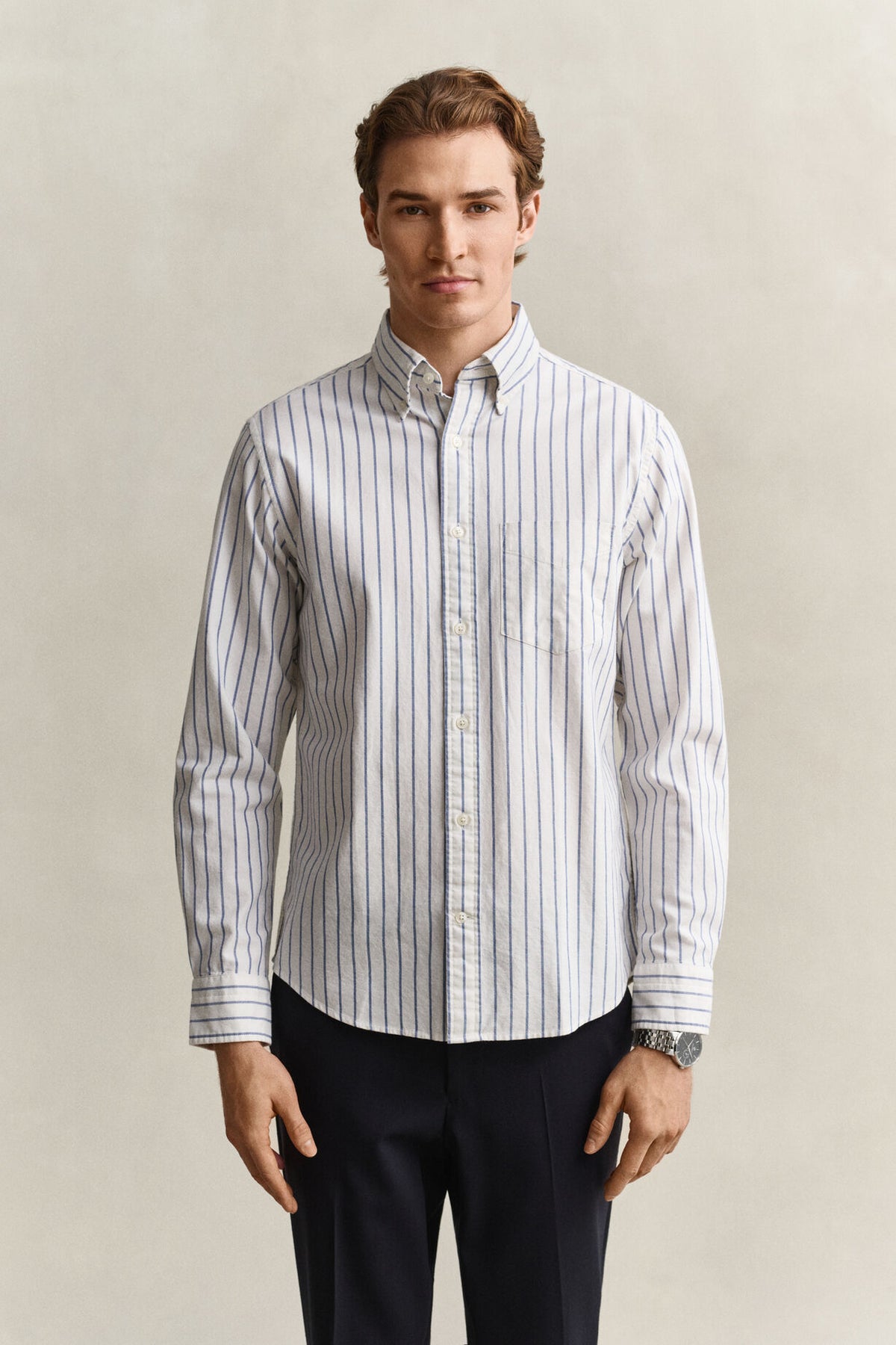 Regular Archive Oxford Stripe Shirt