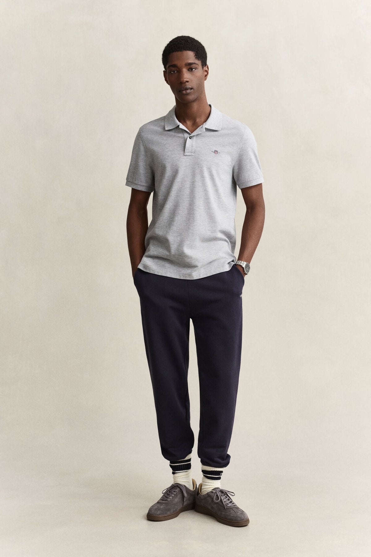 Regular Fit Shield Piqué Polo Shirt