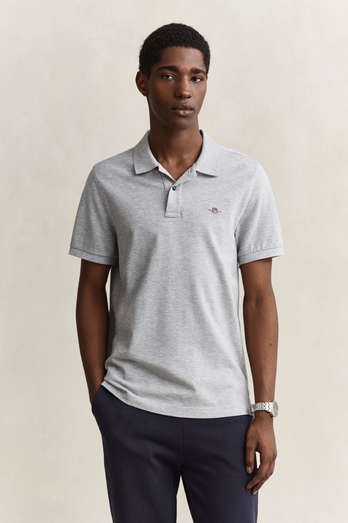 Regular Fit Shield Piqué Polo Shirt