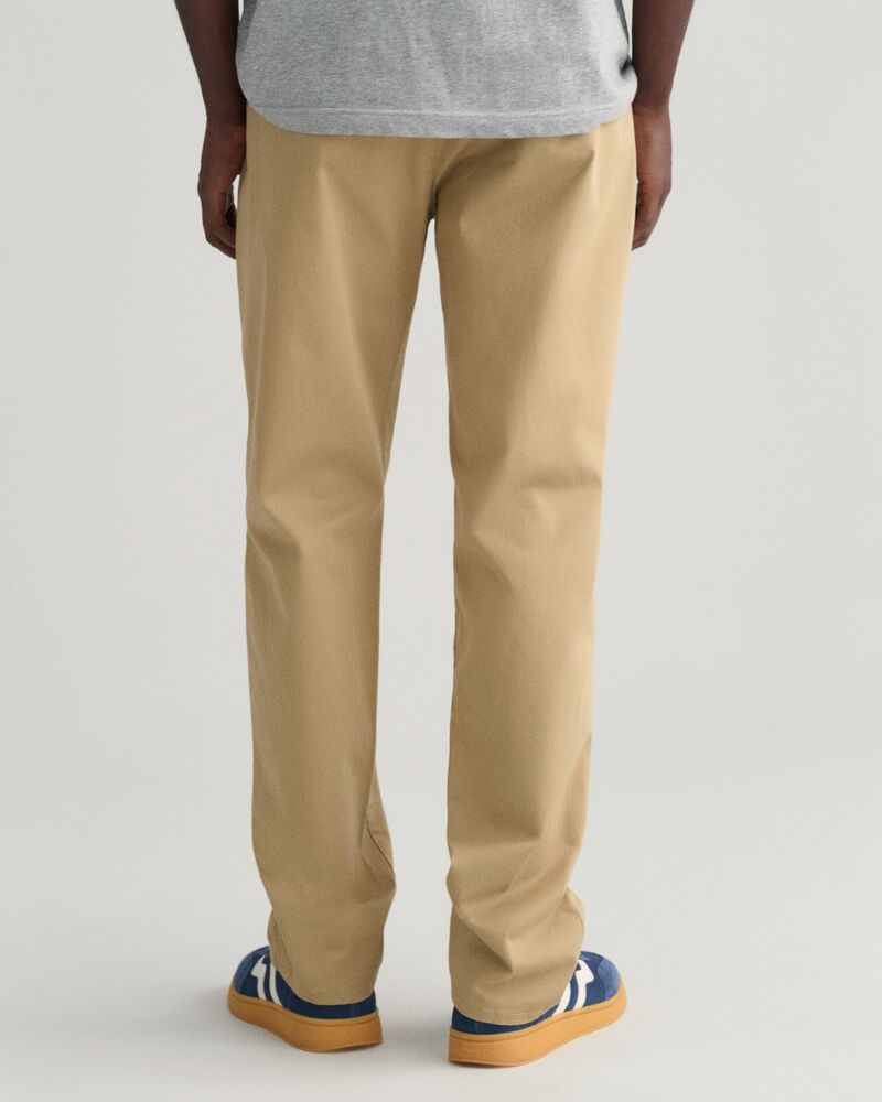 Regular Fit Twill Chinos 32X32 / Dark Khaki