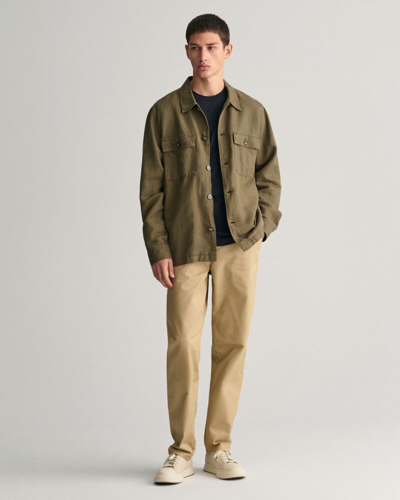 Regular Fit Chinos 32X32 / Dark Khaki