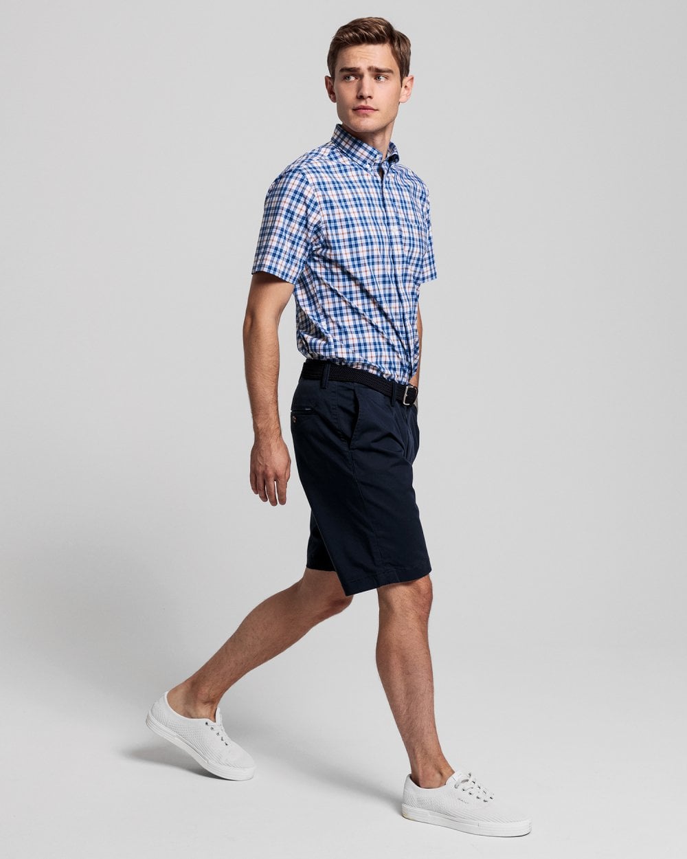 Relaxed Fit Twill Shorts