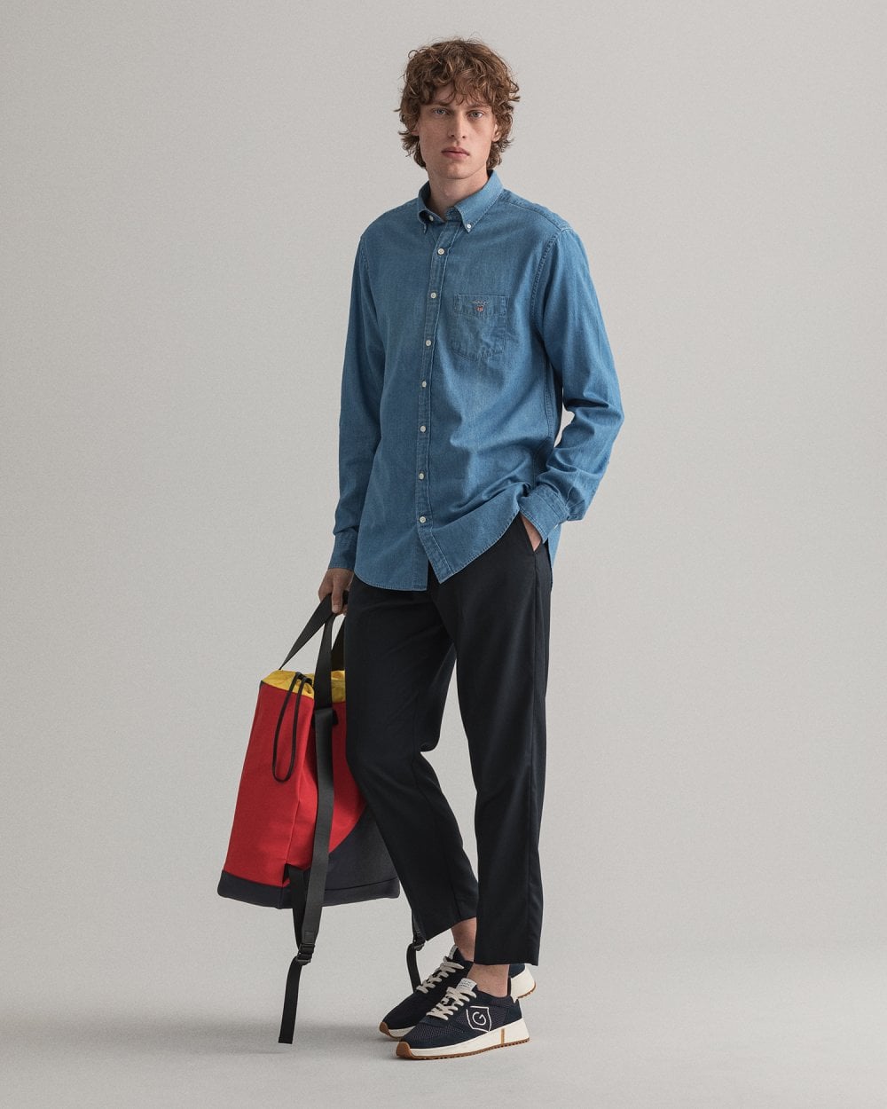 Regular Fit Indigo Shirt