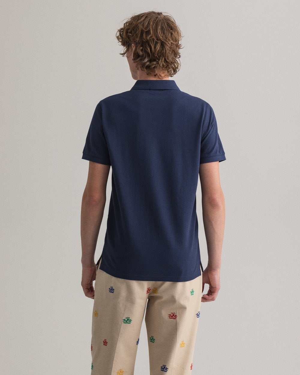 Gant White Original Slim Fit Pique Polo Tshirt