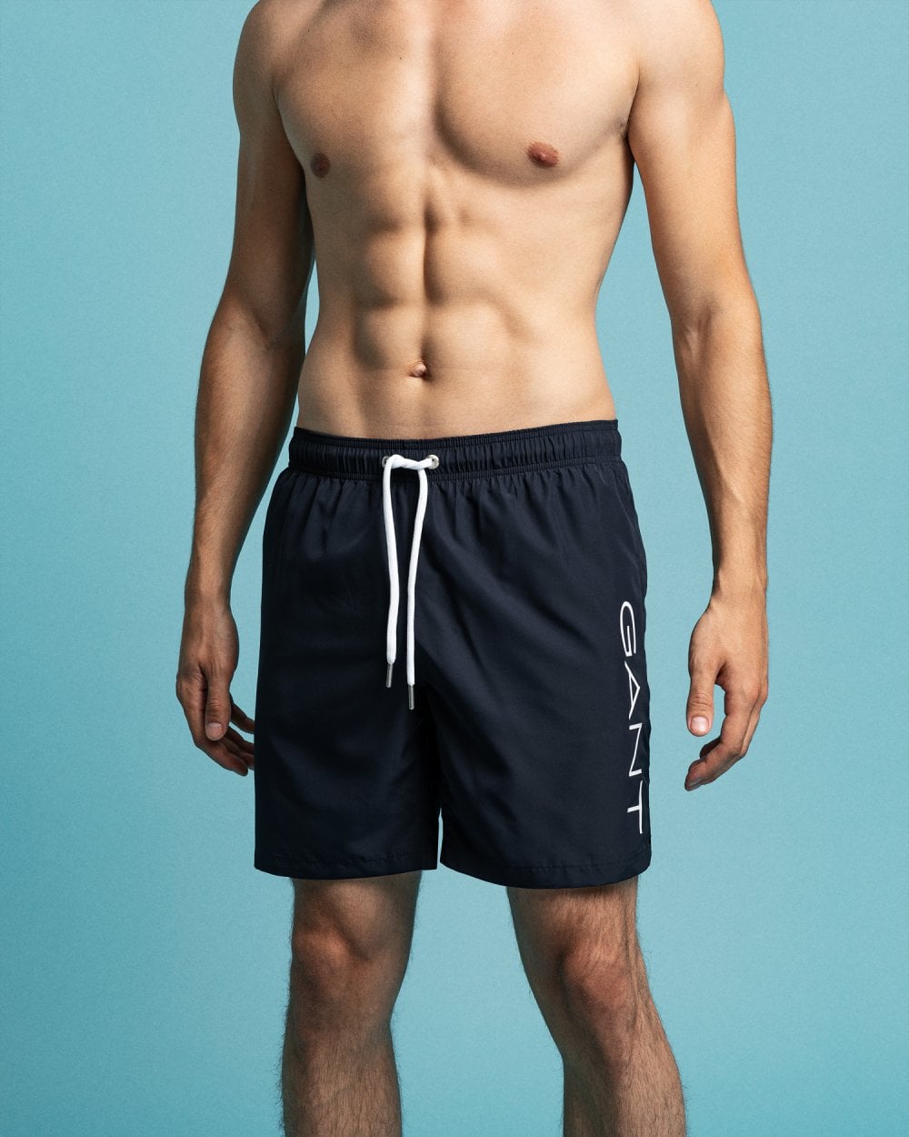 Long Cut Lightweight Logo Swim Shorts