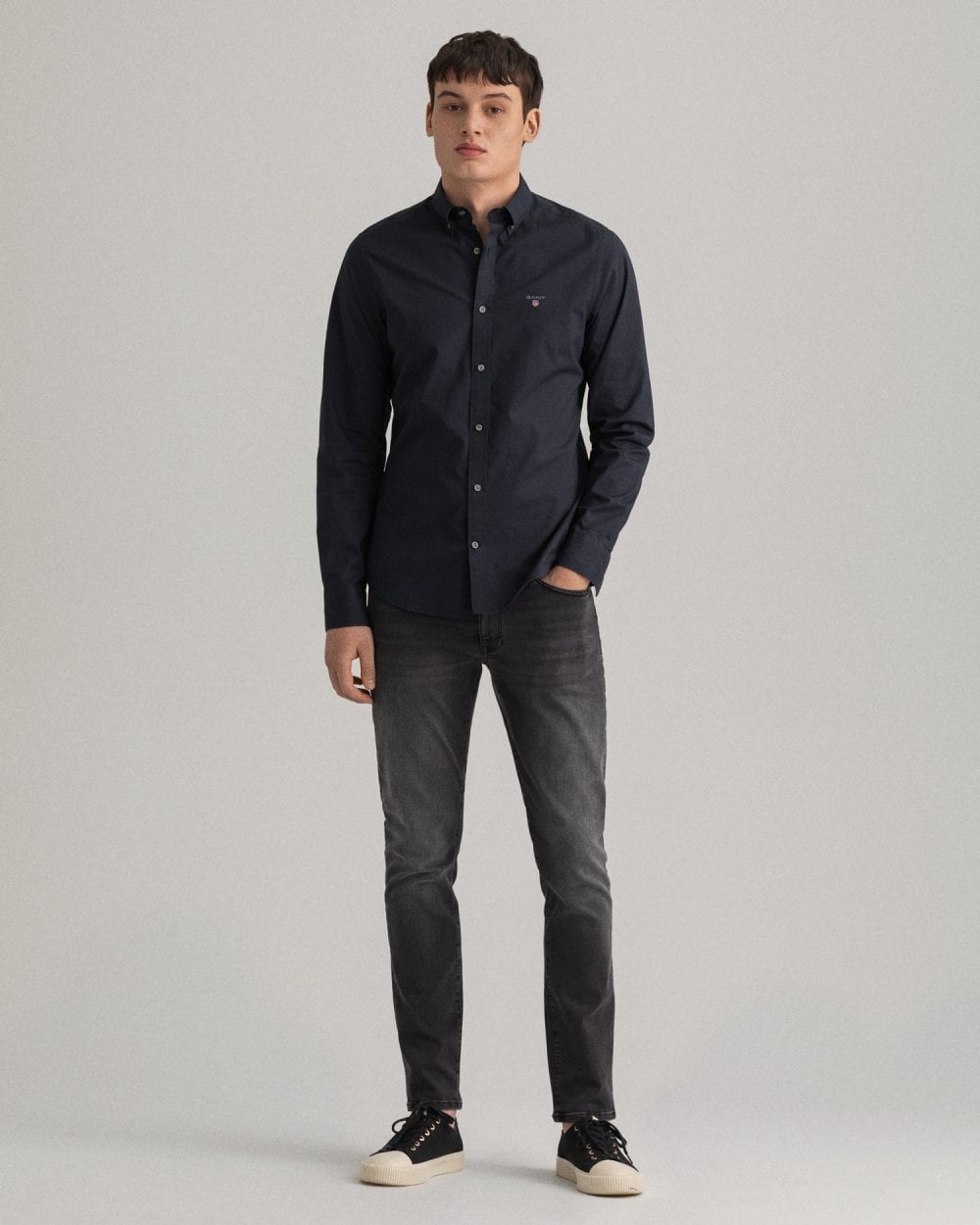 Slim Fit Broadcloth Shirt