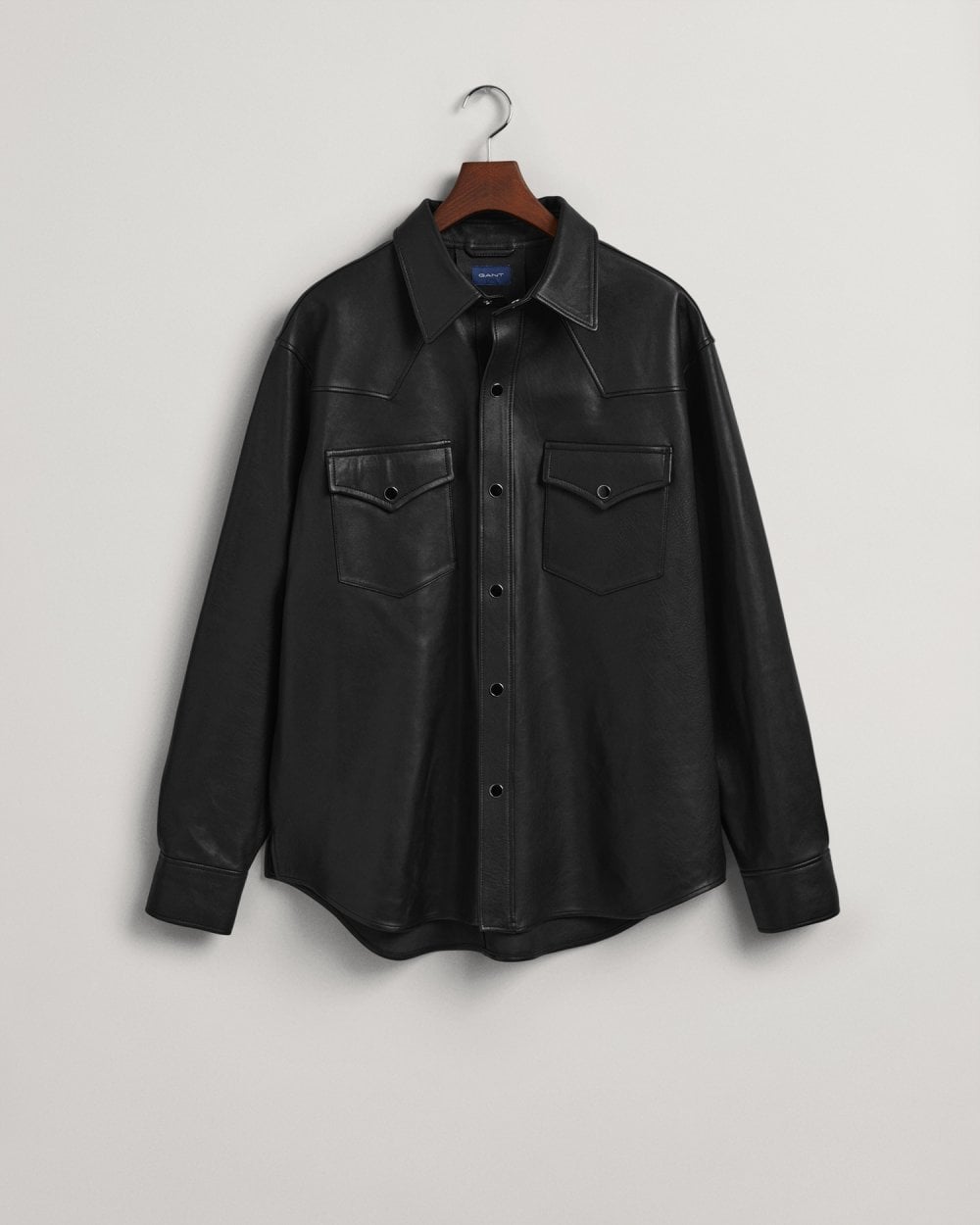 Relaxed Fit Rodeo Leather Shirt