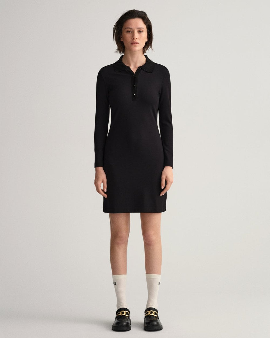 Gant Black Viscosa Women's Dress