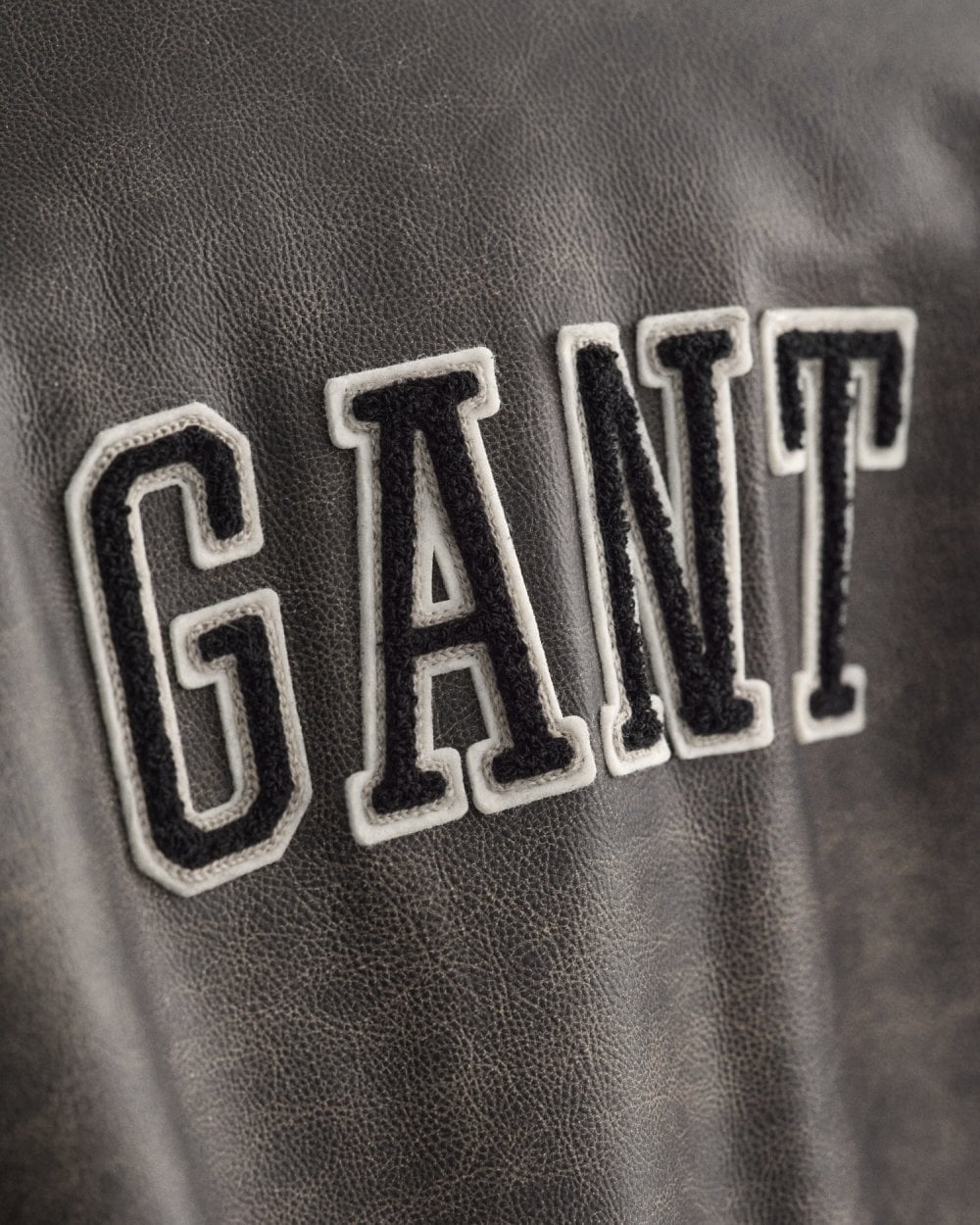Leather Gant Varsity Jacket