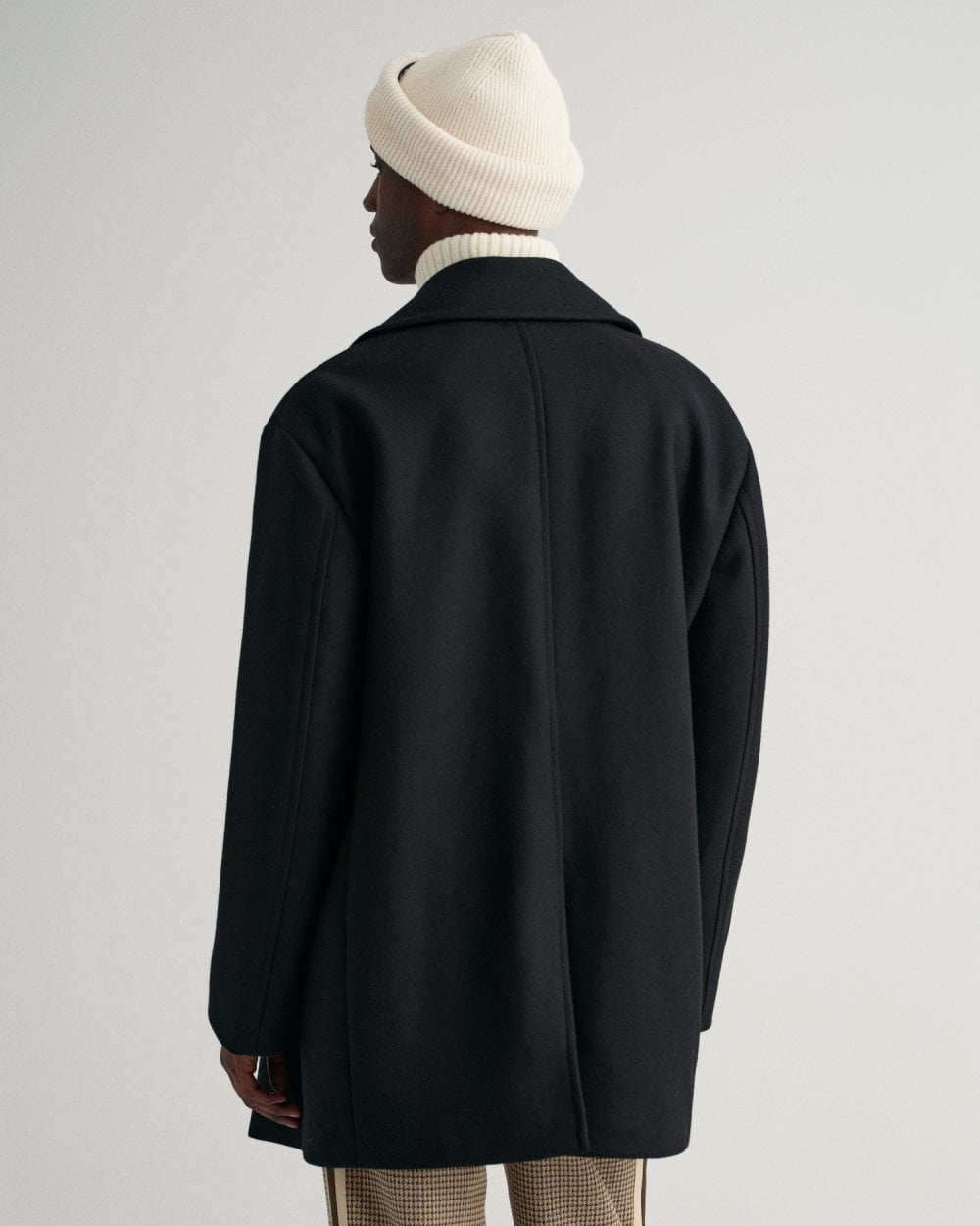 Oversized Wool Peacoat