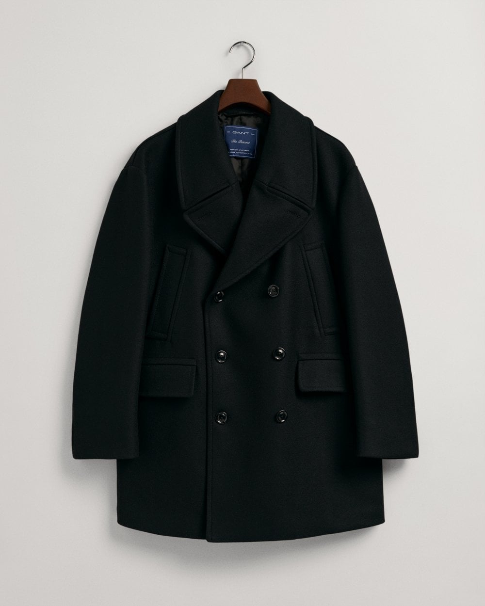 Oversized Wool Peacoat