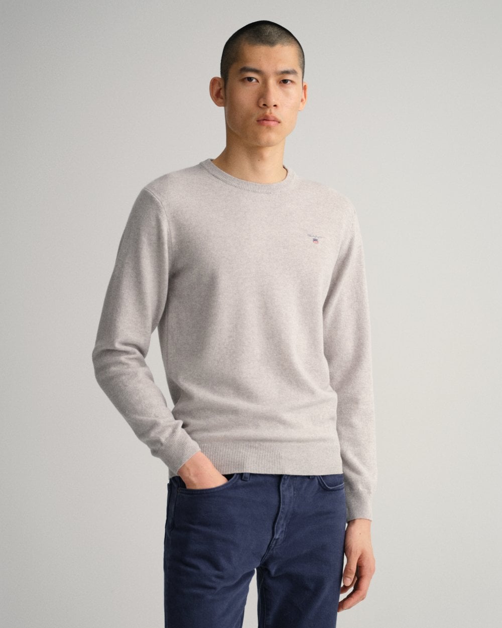 Super Fine Lambswool Crew Neck Sweater