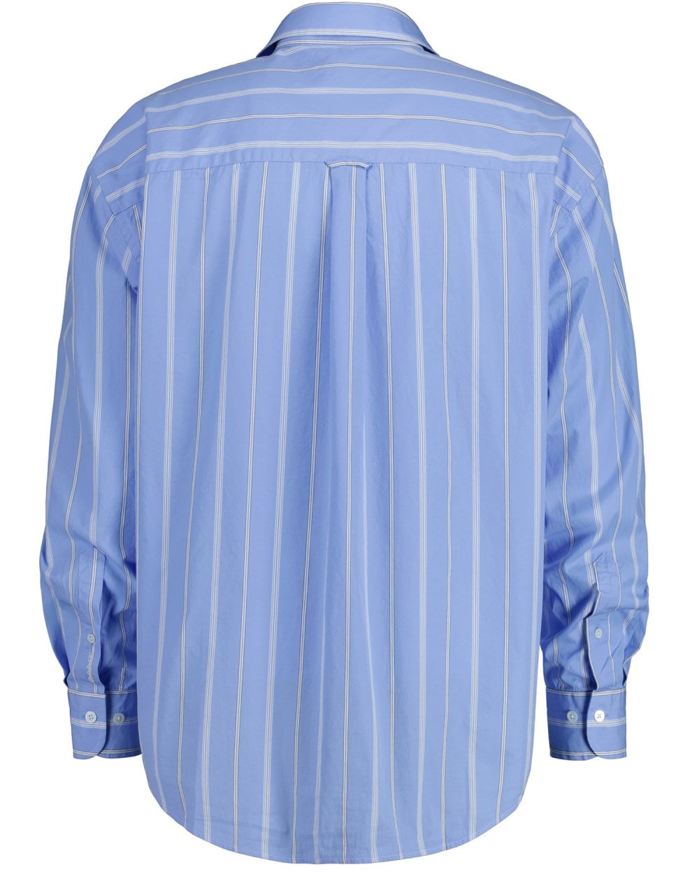 Oversized Striped Poplin Shirt