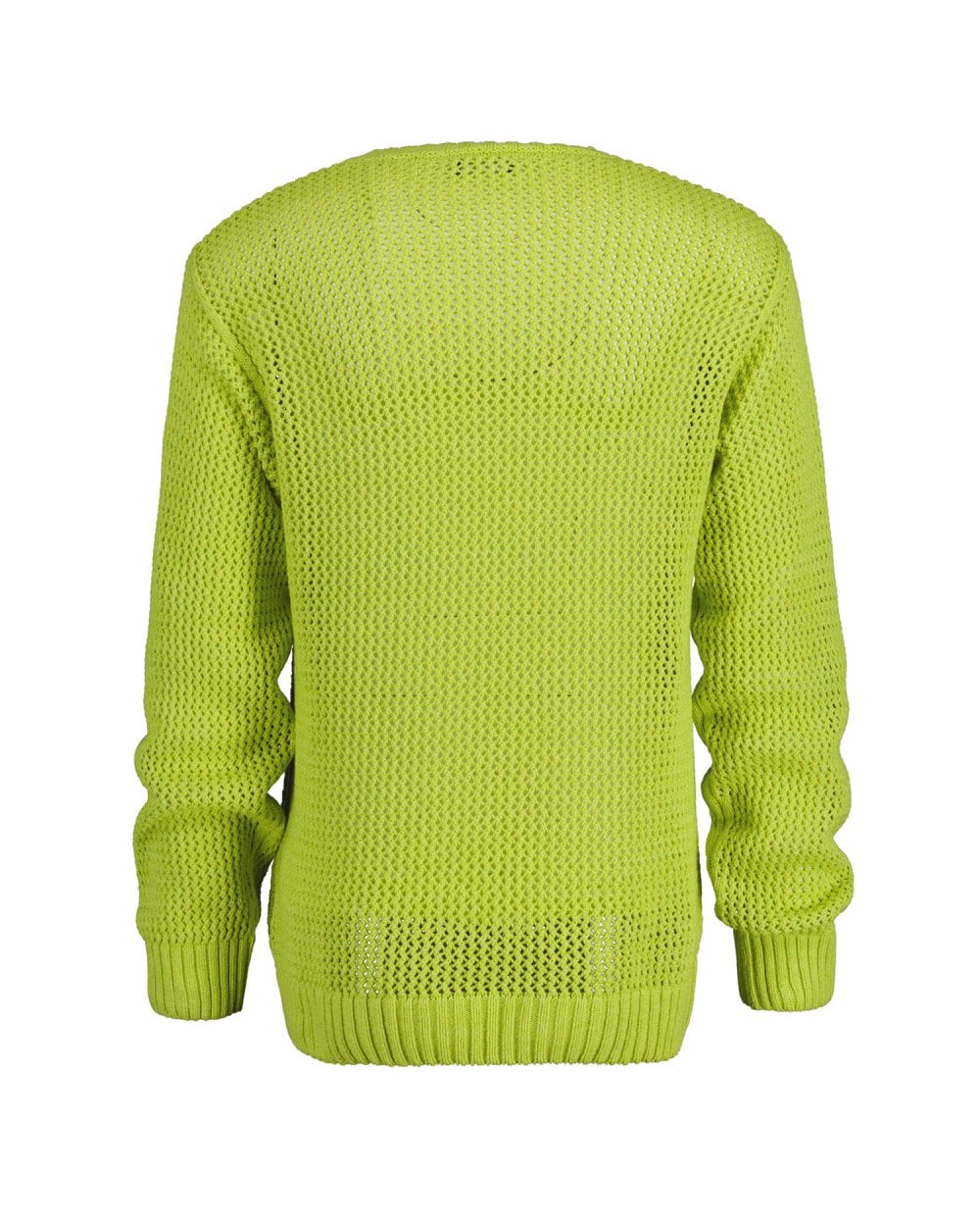 Open Texture Crew Neck Sweater
