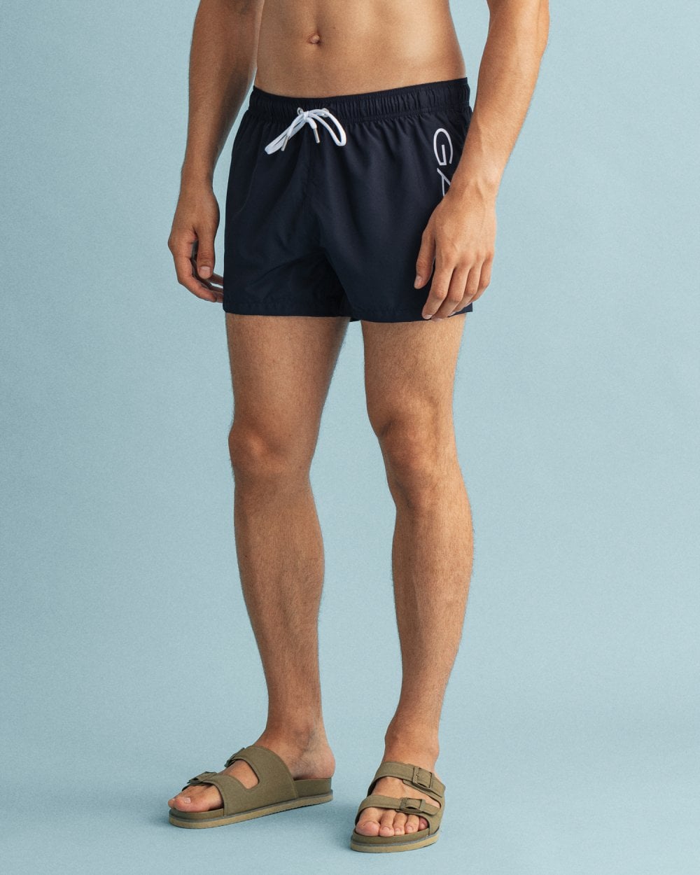 Short Cut Lightweight Logo Swim Shorts