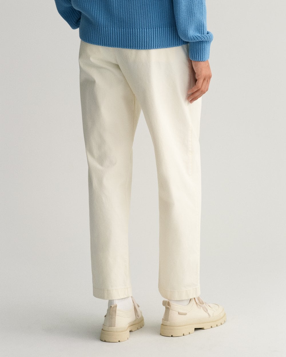 Relaxed Fit Pleated Chinos