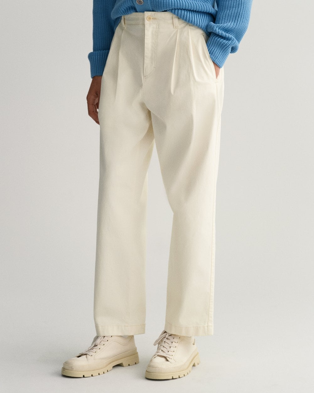 Gant straight pleated 2025 chinos