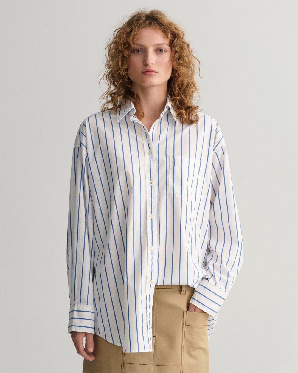 Oversized Striped Shirt