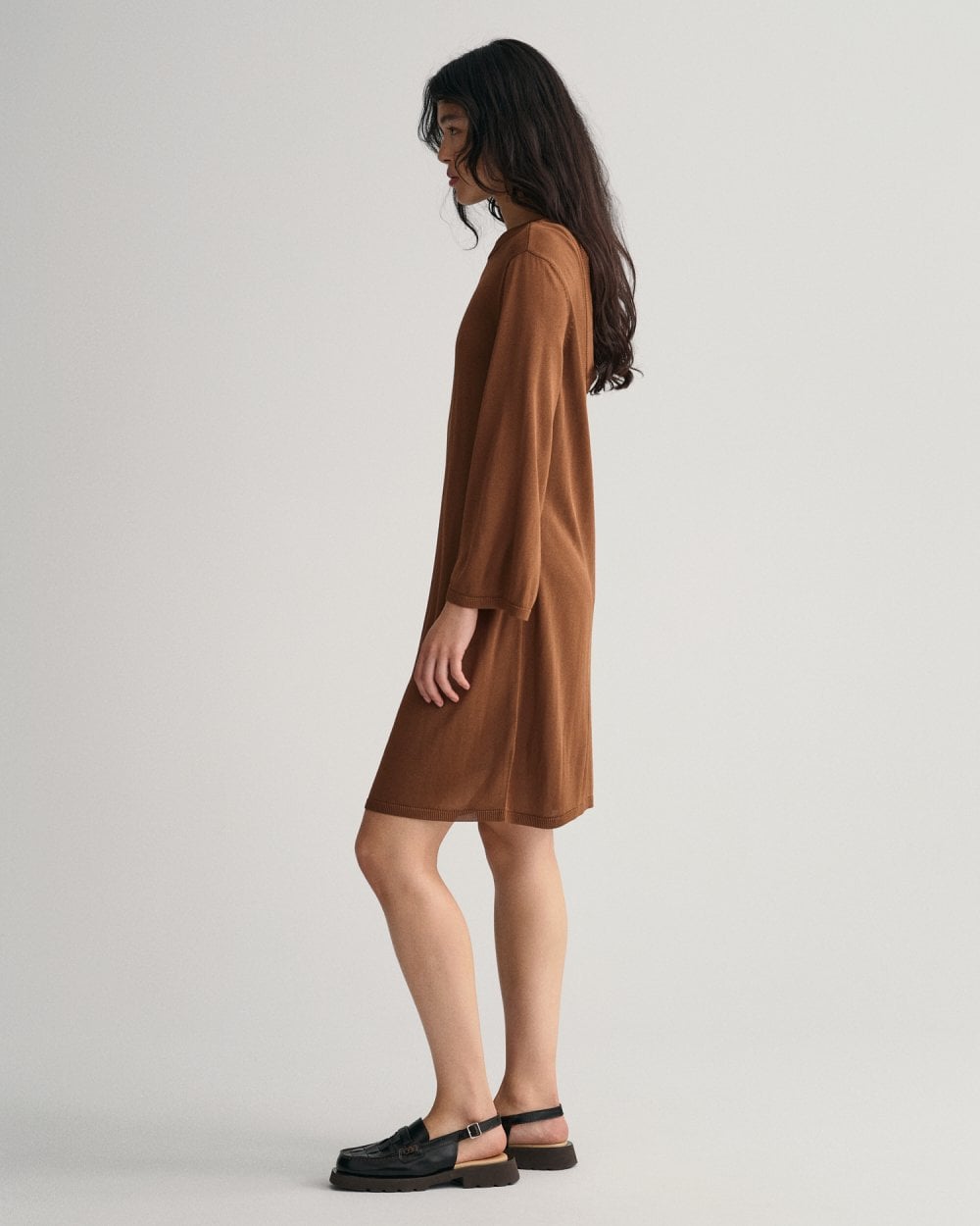 Open-Back Knit Dress