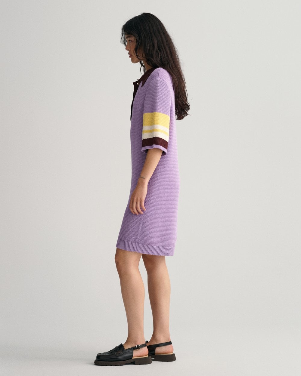 Polo Knit Mini Dress