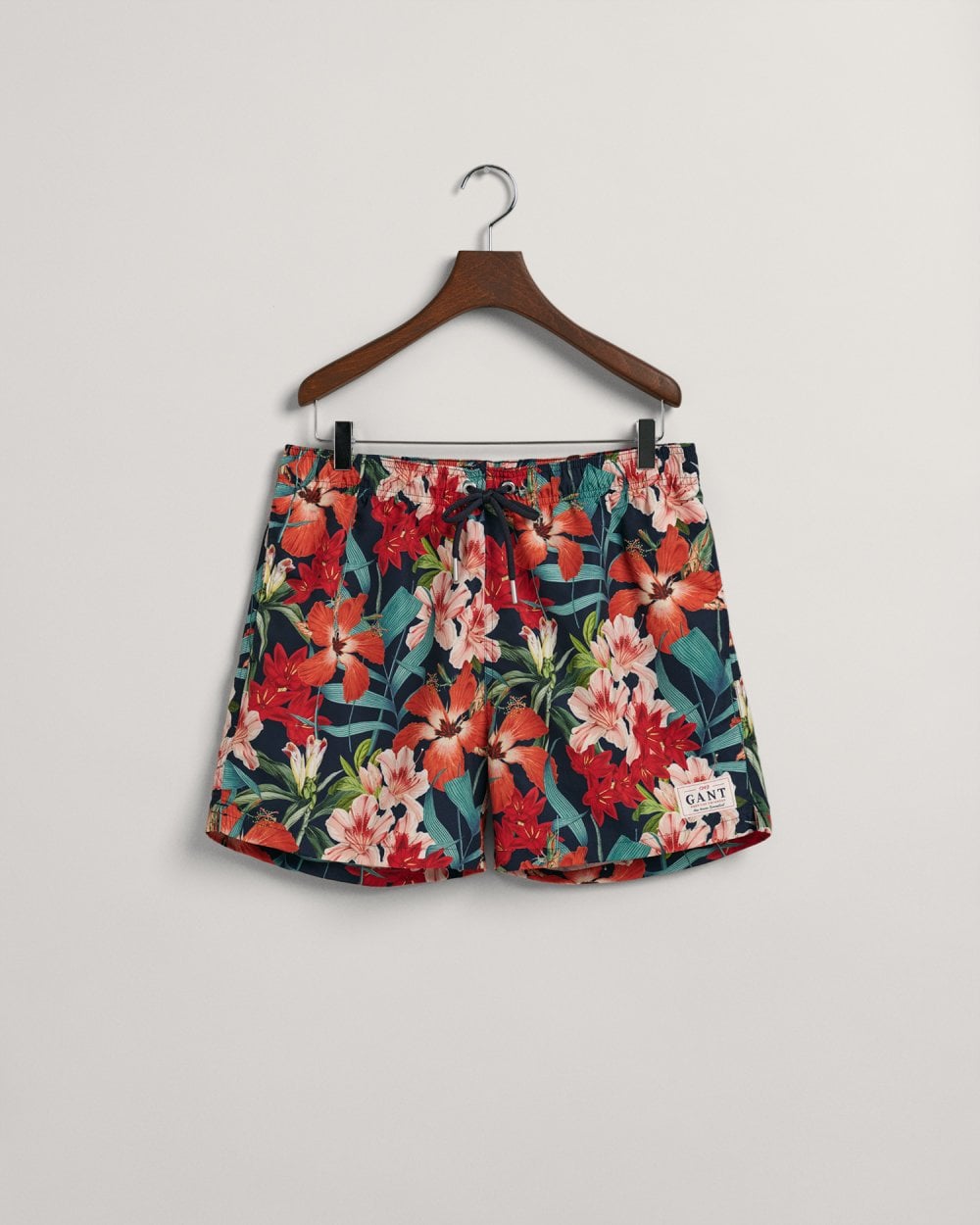 Classic Fit Floral Print Swim Shorts