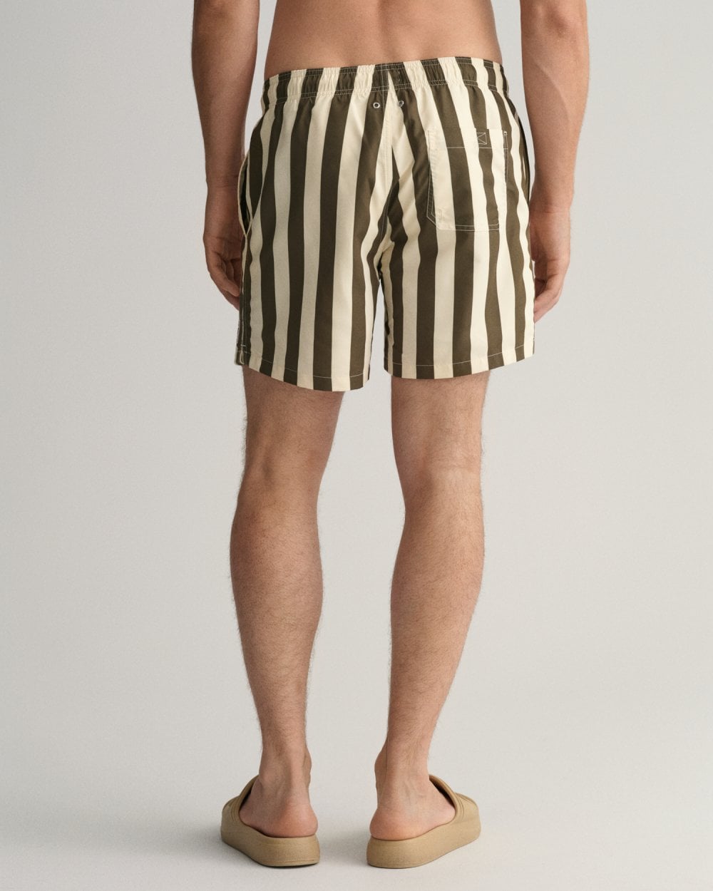 Classic Fit Block Stripe Swim Shorts