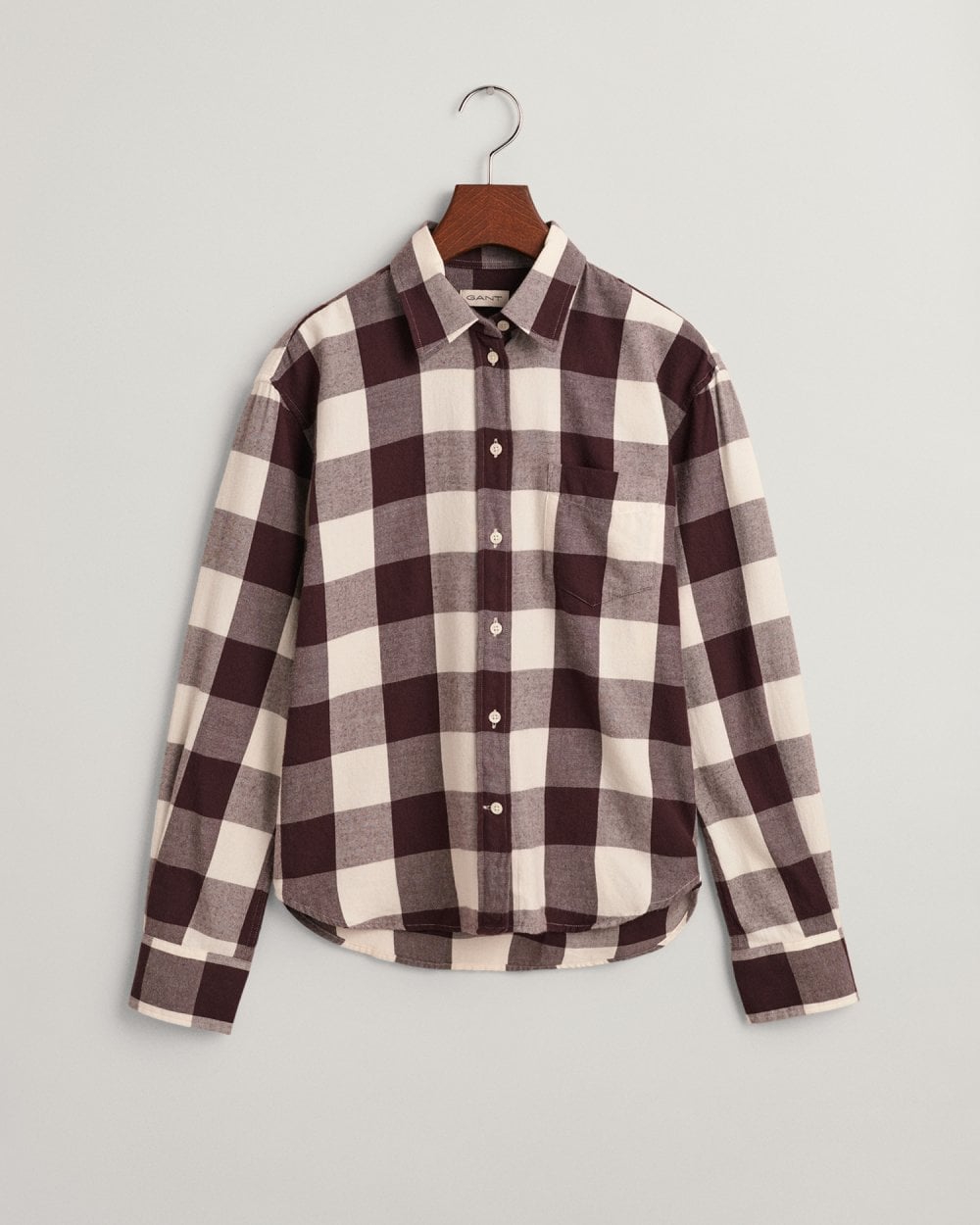 Teen Girls Relaxed Fit Checked Shirt