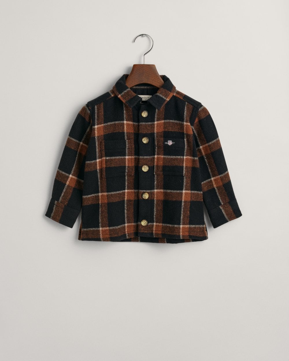 Kids Shield Checked Overshirt