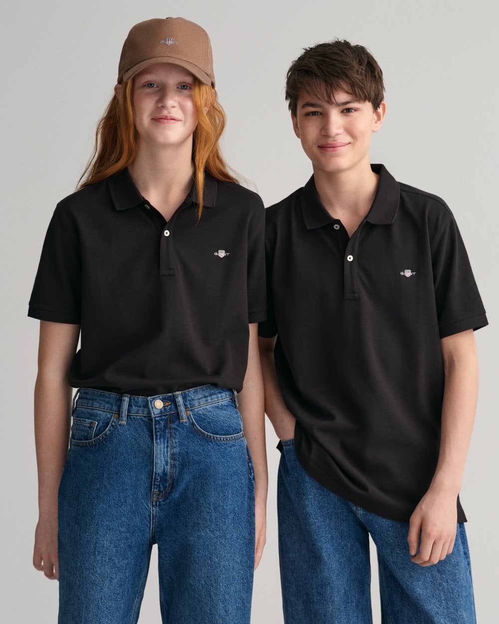 Teens Shield Pique Polo Shirt