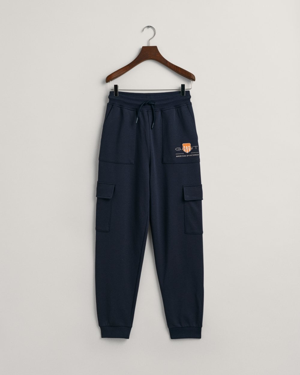 Teen Boys Contrast Shield Cargo Sweatpants