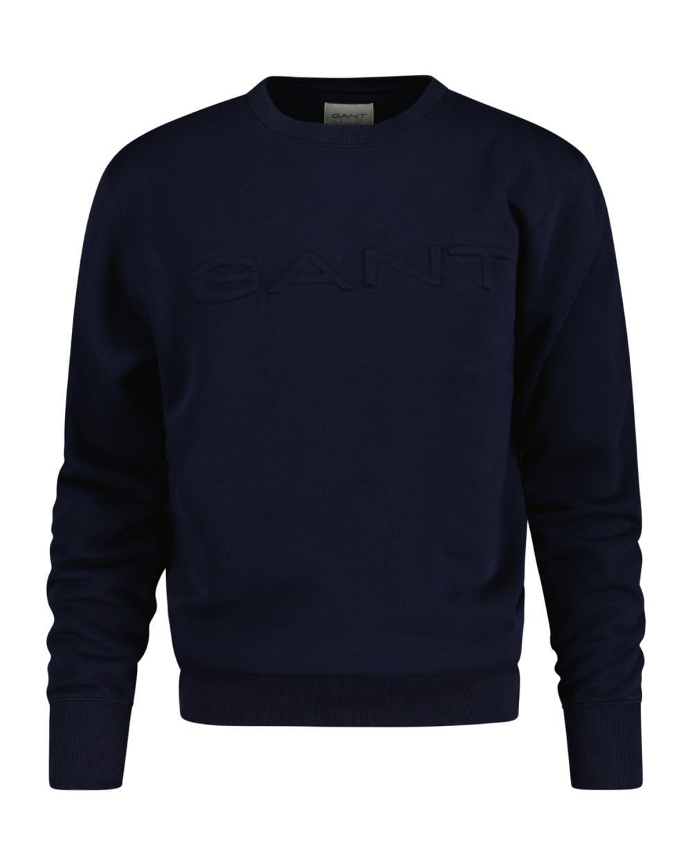 Embossed Crew Neck Sweatshirt