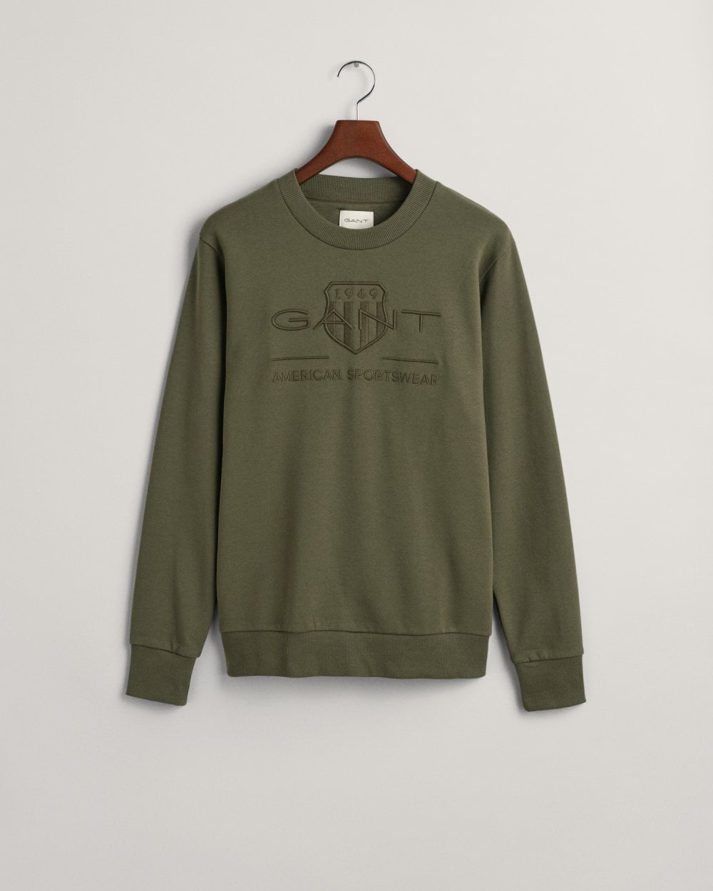 Tonal Shield Crew Neck Sweatshirt