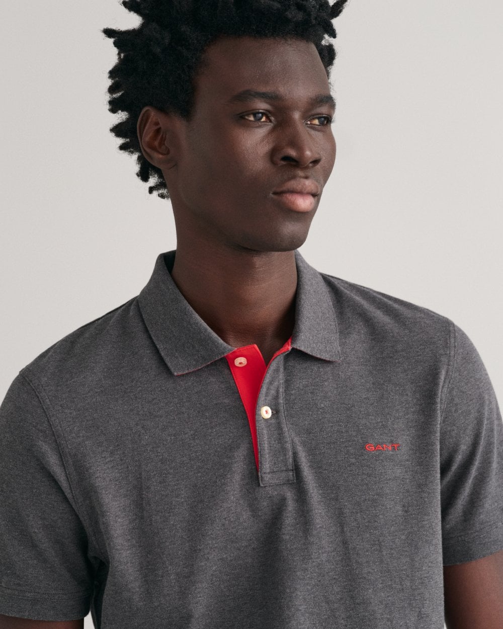 Contrast Pique Polo Shirt