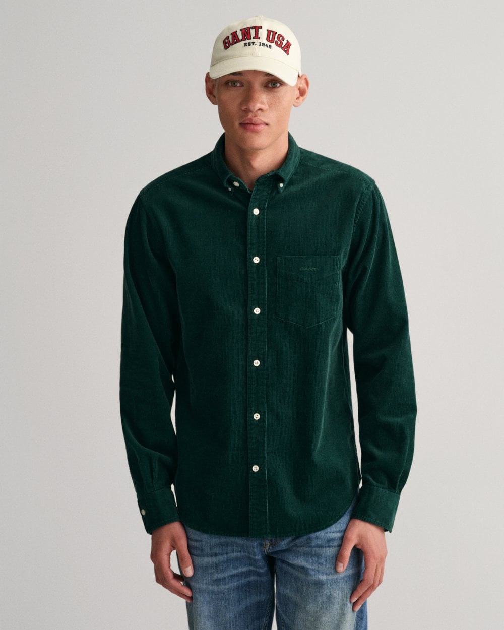 Regular Fit Corduroy Shirt